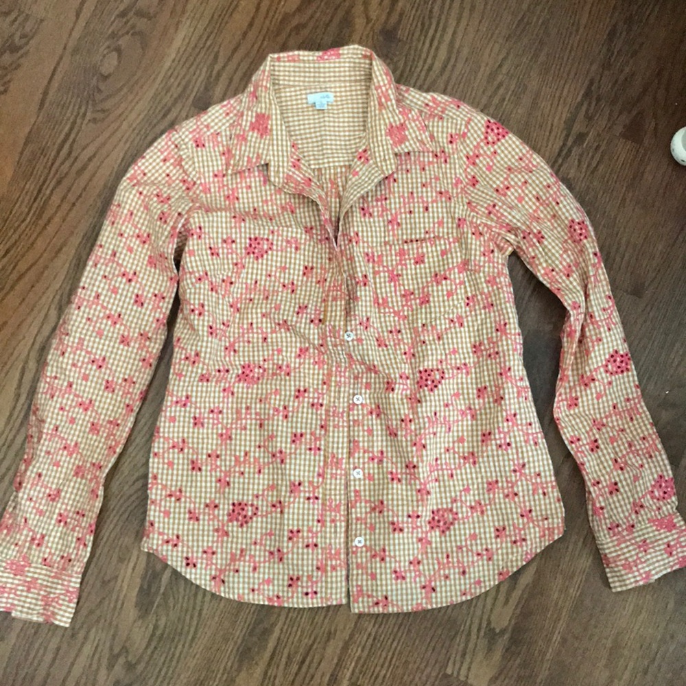 Odille Embroidered button-down